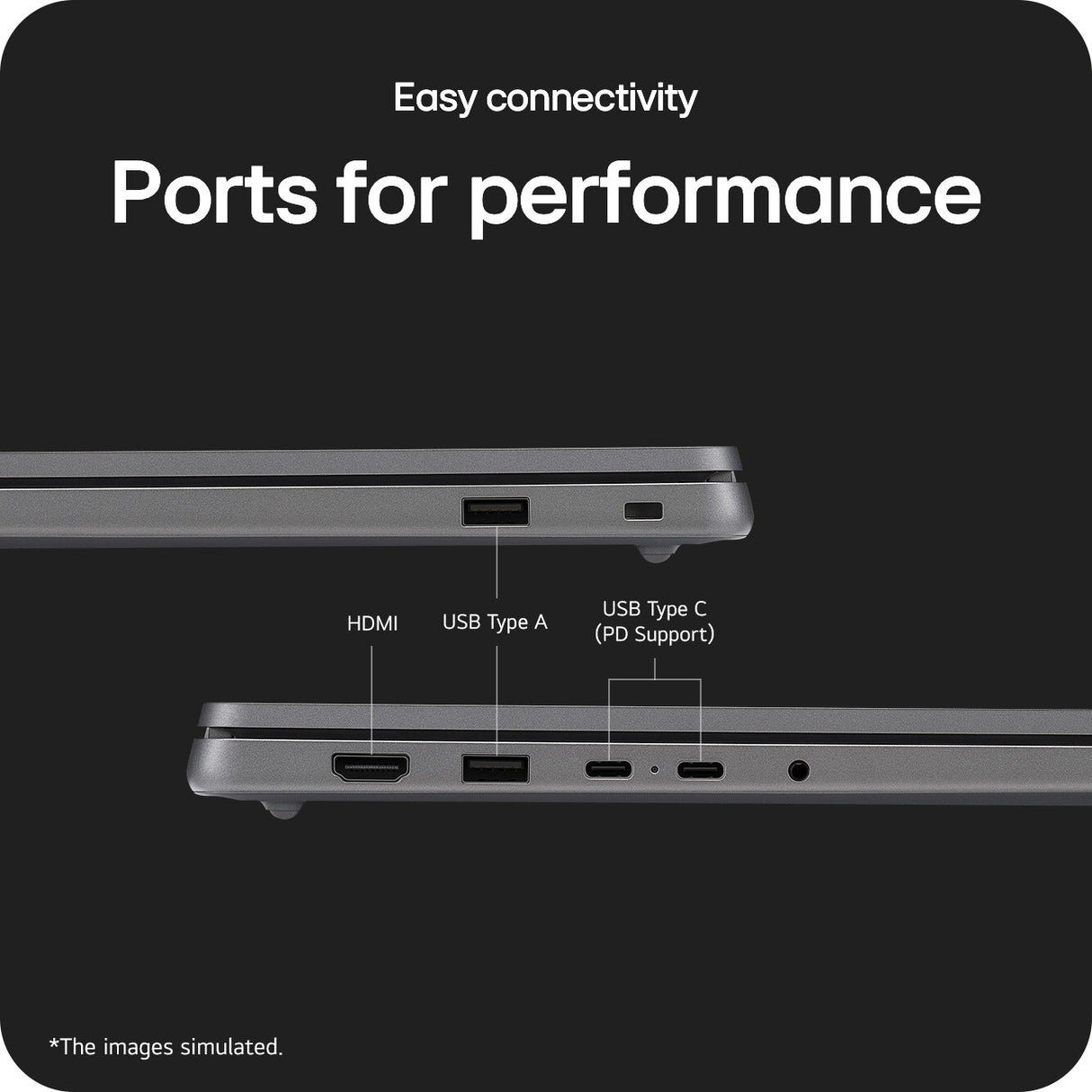 LG Gram Book 15.6" Copilot Laptop - Intel® Core™ i5 1334U, 512GB SSD, 16 GB RAM - Titan Silver