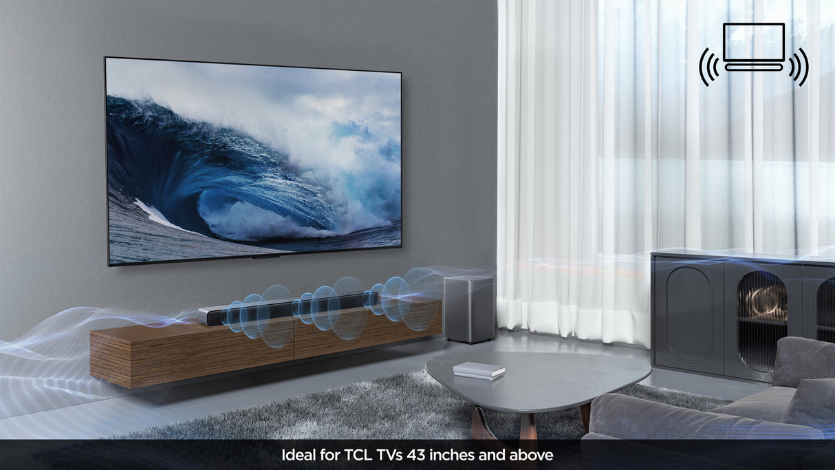 TCL S55HK soundbar speaker Black 2.1 channels 220 W