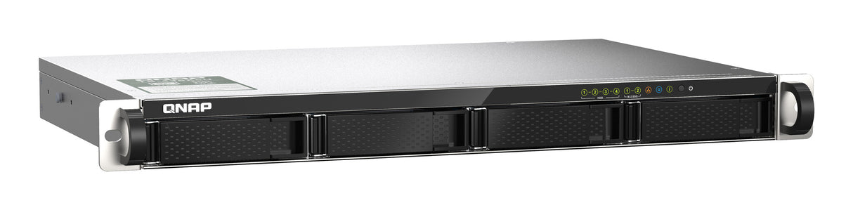 QNAP TS-435XEU NAS Rack (1U) Marvell CN9131 4 GB DDR4 0 TB QNAP QTS Black, Grey