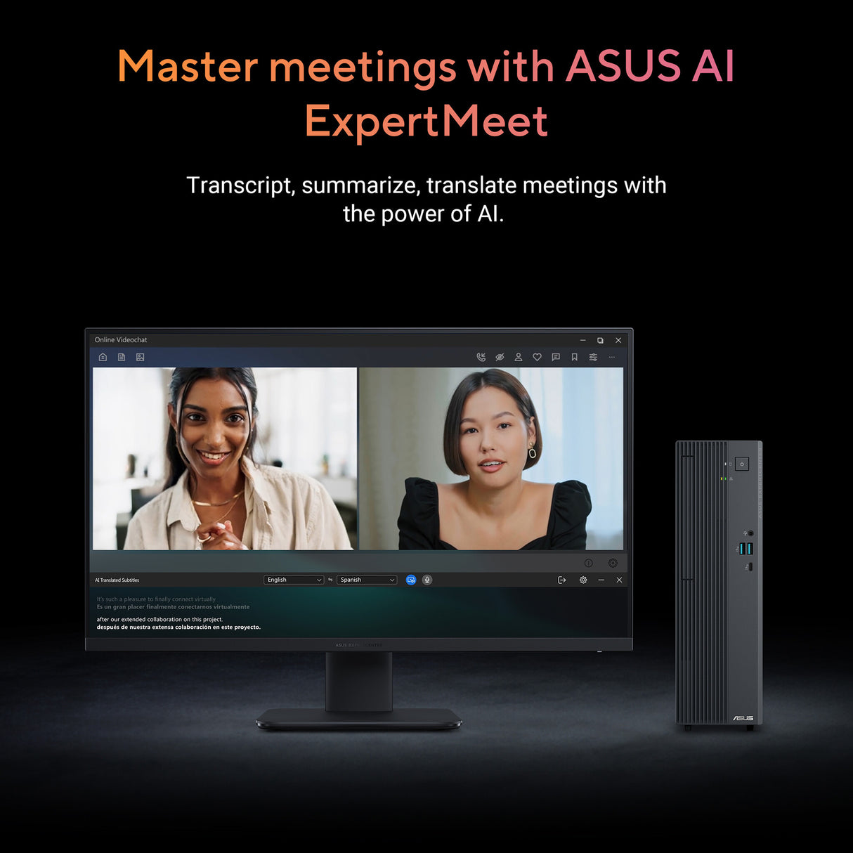 ASUS ExpertCenter PM700SK-0R5330012X Copilot+ PC AMD Ryzen™ AI 5 330 16 GB DDR5-SDRAM 512 GB SSD Windows 11 Pro SFF PC Black