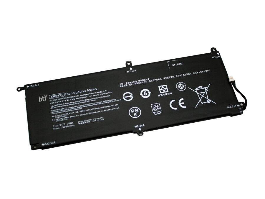 BTI HSTNN-UB6E compatible 29Wh 4-cell battery for HP PRO 612 TABLET HP PRO X2 612 G1