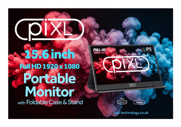 piXL PM156C 15.6 Inch 60Hz Full HD IPS Portable Monitor