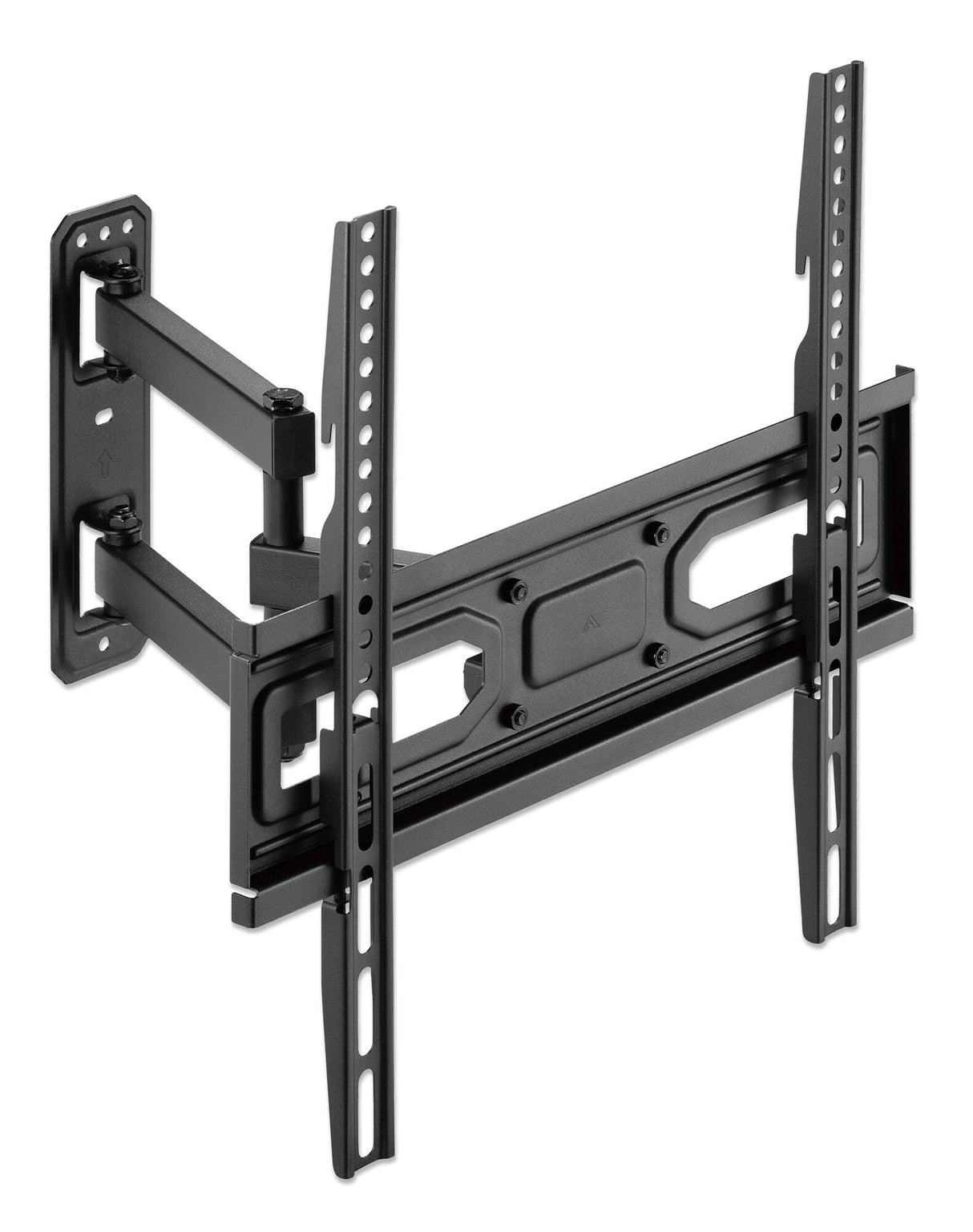 Manhattan Wall Mount for TV & Monitors (Full Motion), For screens 32" to 55", VESA compatibility: all between 100x100mm to 400x400mm - check the dimensions of the four mounting holes on back of screen to ensure it fits, Max 35kg, Black, Bracket
