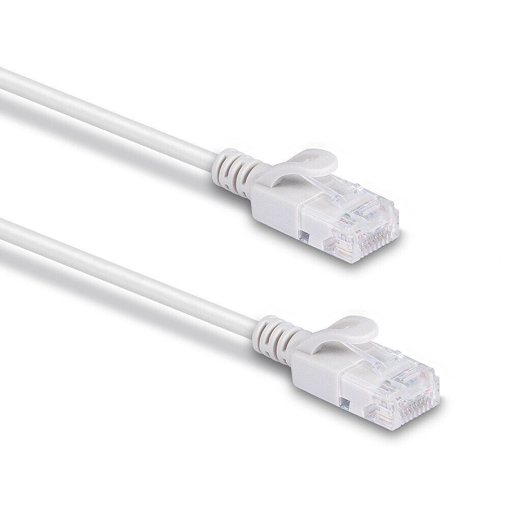 Lindy 1m Cat.6A U/UTP Ultra Slim Network Cable, Grey