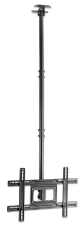 Manhattan Ceiling Mount for TV & Monitors, For screens: 37" to 65", Adjustable height: 70-157 cm, VESA compatability: all between 200x200 to 600x400mm - check the dimensions of the four mounting holes on back of screen to ensure it fits, Max 50kg, LFD, Br