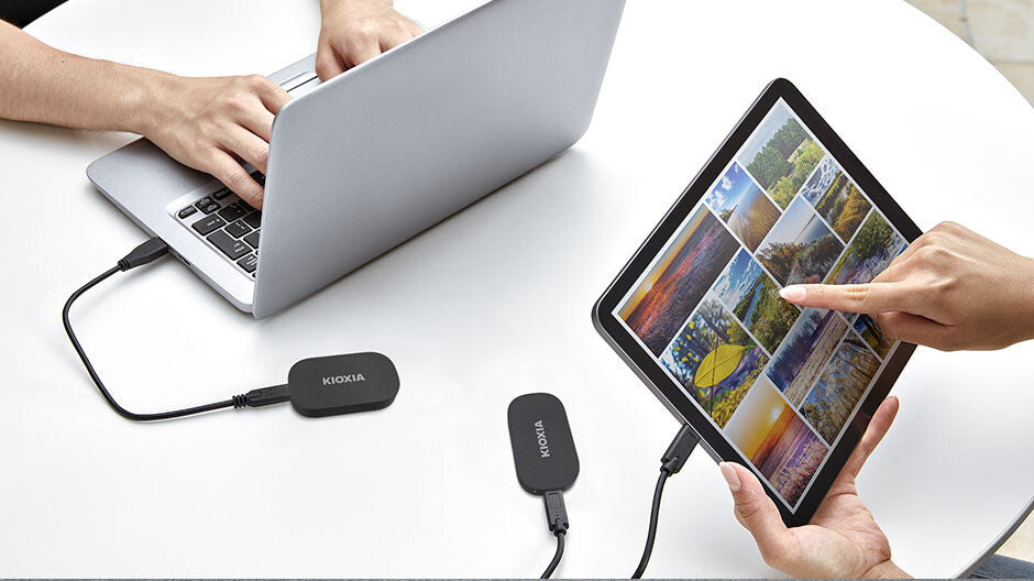 Kioxia Exceria Plus G2 1 TB USB Type-C 3.2 Gen 2 (3.1 Gen 2) Black