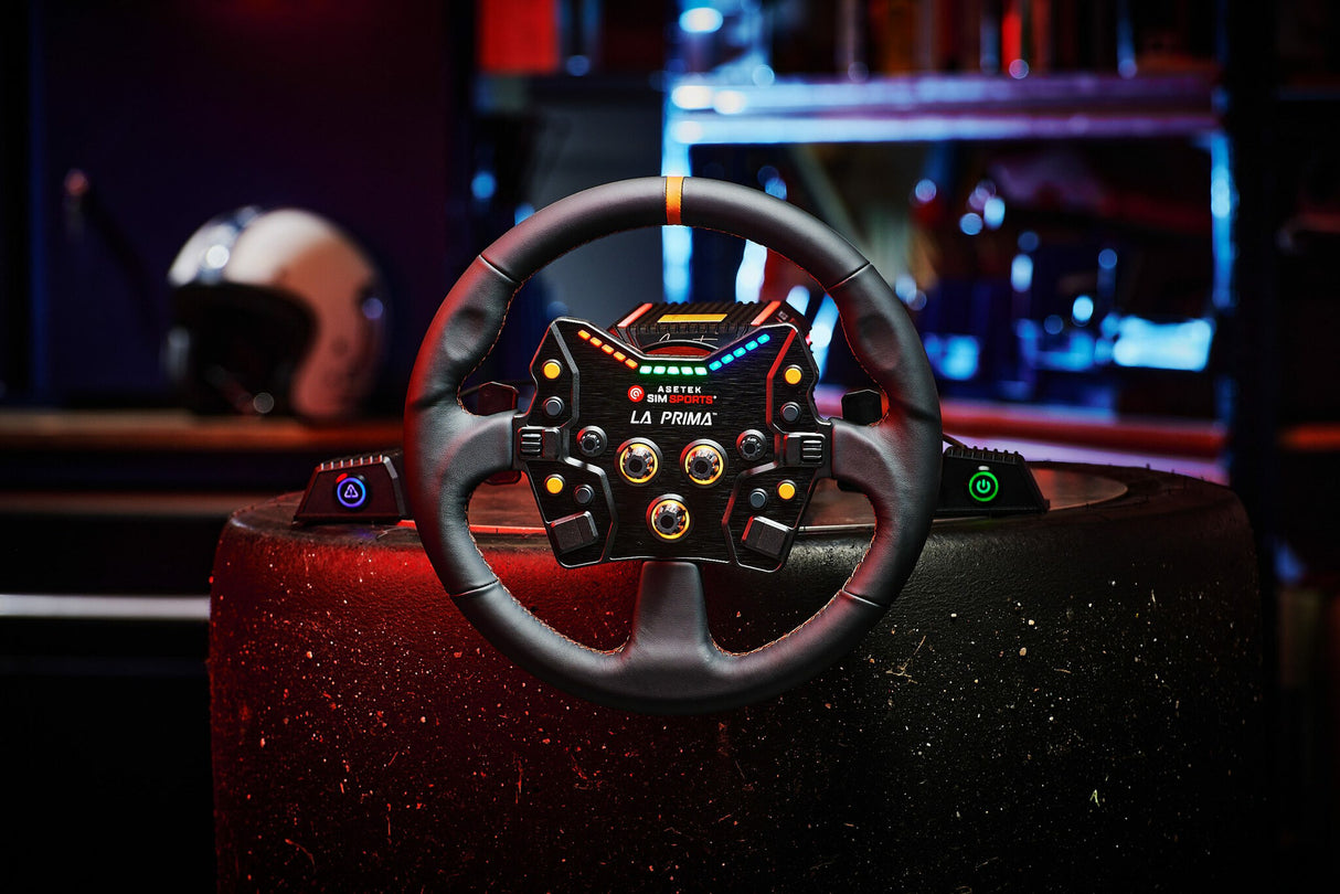 Asetek SimSports GT Rim - Round Leder Racing wheel