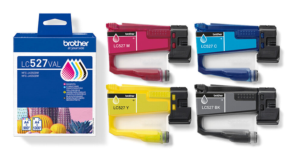 Brother Genuine LC527VAL Ink Cartridge Value Pack