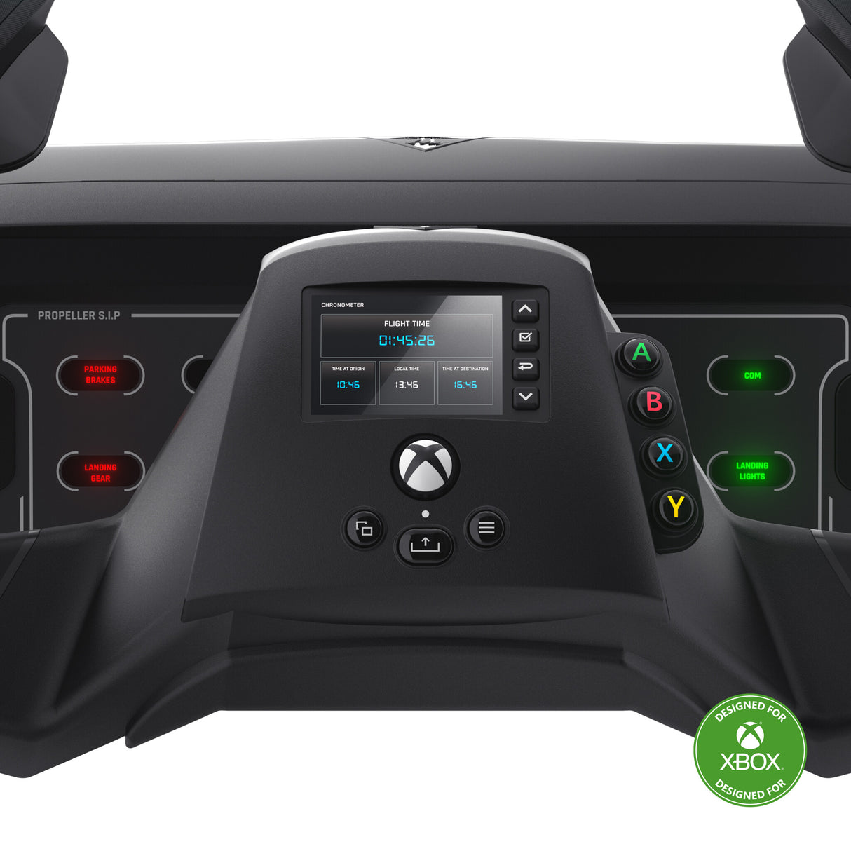 Turtle Beach VelocityOne Flight Universal Control System with Yoke Handle, Throttle Quadrant, Trim Wheel and Rudder Controls - Xbox Series X or S, Xbox One and Windows