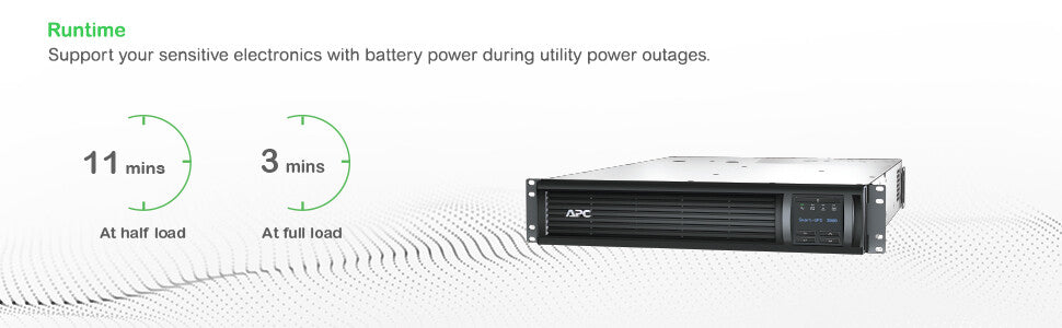 APC Smart-UPS SMT3000RMI2UC- 8x C13, 1x C19, USB, Rackmount 2U, SmartConnect, 3000VA