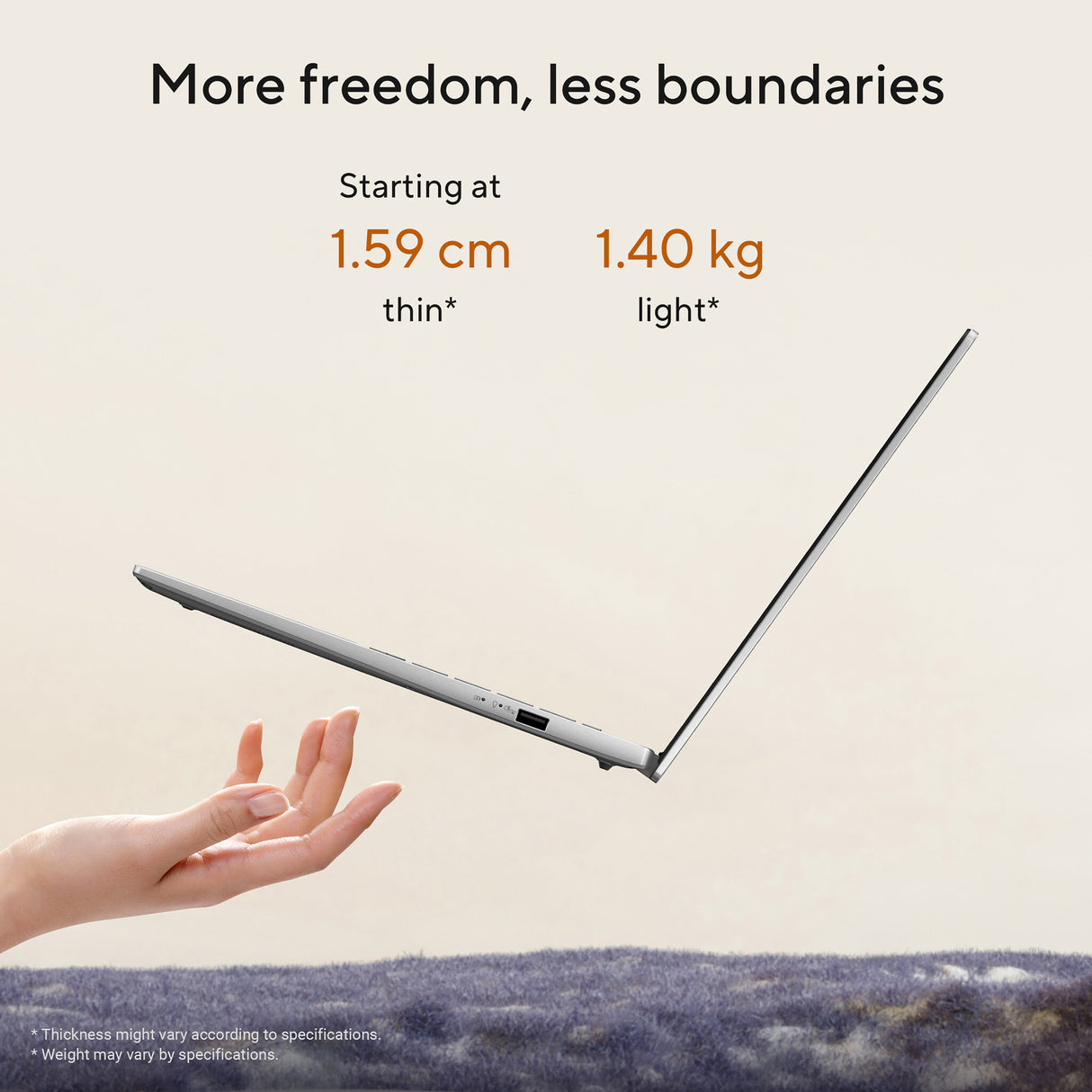 ASUS Vivobook S14 M3407HA-LY025W Copilot+ PC AMD Ryzen™ 7 260 Laptop 35.6 cm (14") WUXGA 16 GB DDR5-SDRAM 512 GB SSD Wi-Fi 6 (802.11ax) Windows 11 Home Silver