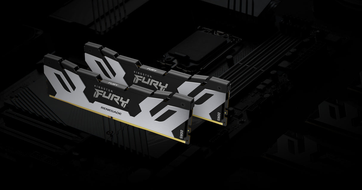 Kingston Technology FURY 32GB 7200MT/s DDR5 CL38 DIMM (Kit of 2) Renegade Silver XMP