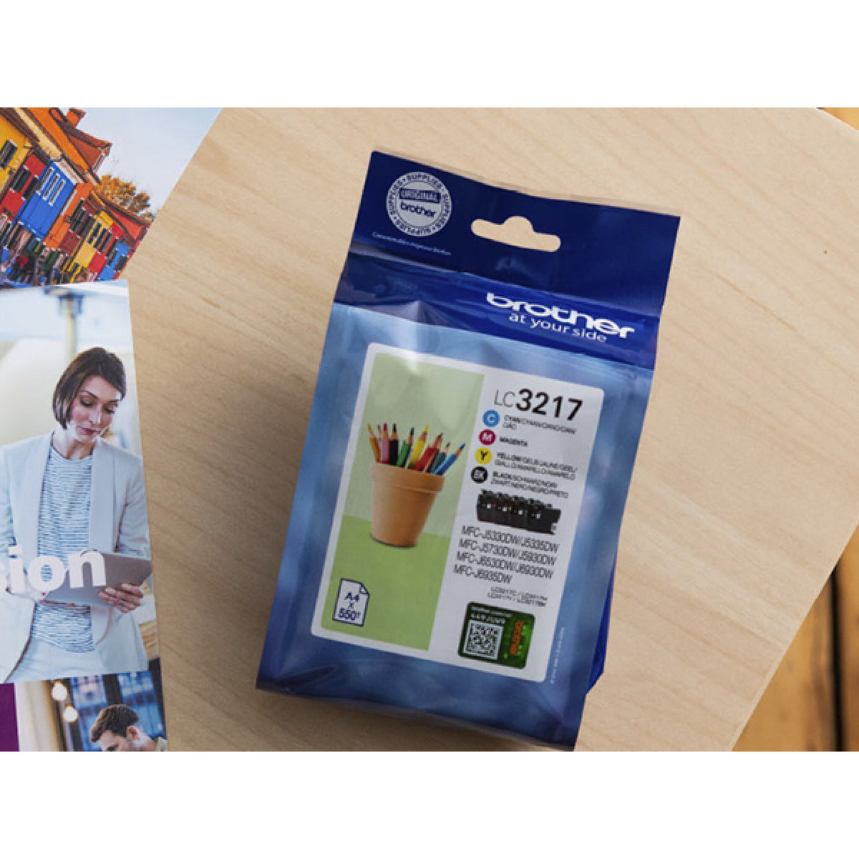 Brother LC3217VAL ink cartridge 4 pc(s) Original Black, Cyan, Magenta, Yellow
