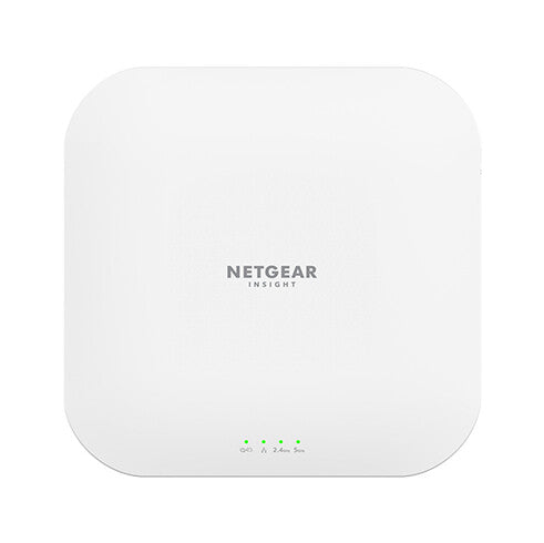 NETGEAR Insight Cloud Managed WiFi 6 AX3600 Dual Band Access Point (WAX620) 3600 Mbit/s White Power over Ethernet (PoE)