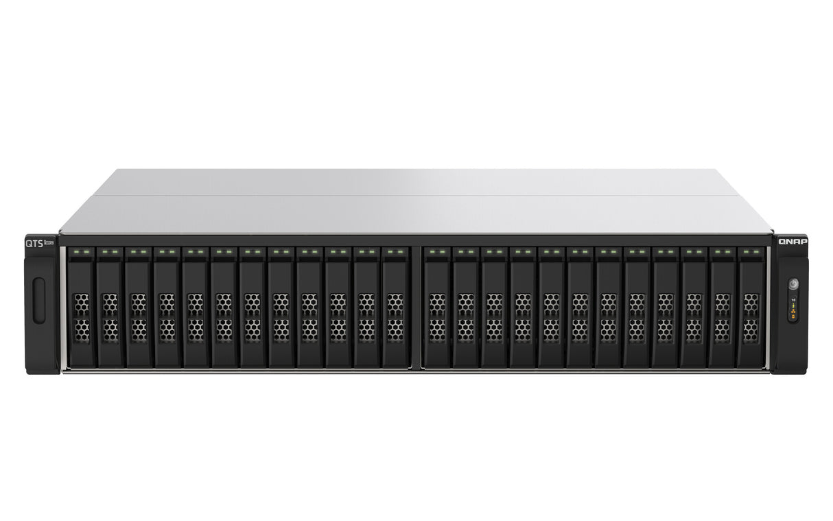 QNAP TS-h2490FU NAS Rack (2U) EPYC 7232P 64 GB DDR4 0 TB QuTS hero Black, Grey