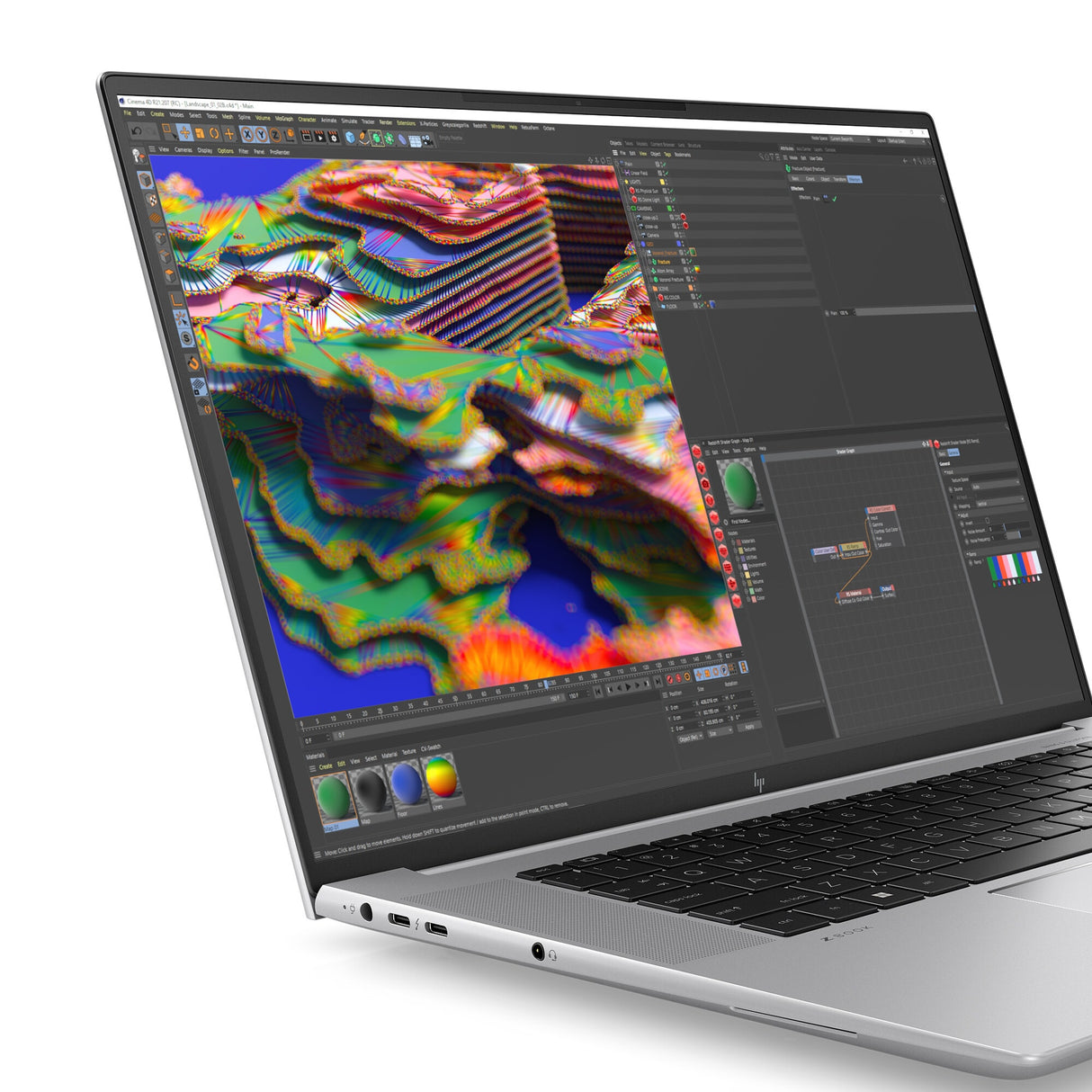 HP ZBook Studio G10 Intel® Core™ i7 i7-13700H Mobile workstation 40.6 cm (16") WQXGA 32 GB DDR5-SDRAM 1 TB SSD NVIDIA GeForce RTX 4070 Wi-Fi 6E (802.11ax) Windows 11 Pro Silver