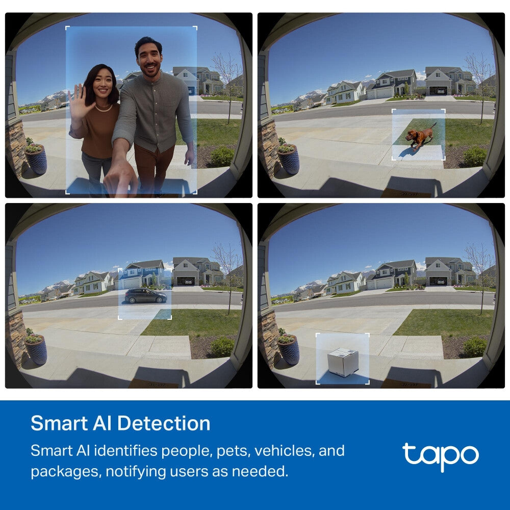 TP-Link Tapo Video Doorbell Camera 1 × D235, 1 × D100C