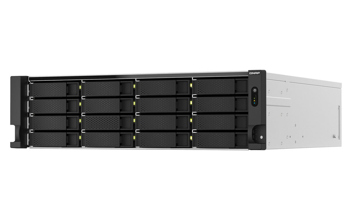 QNAP TS-H2287XU-RP NAS Rack (3U) Intel Xeon E E-2378 64 GB DDR4 0 TB QuTS hero Black, White