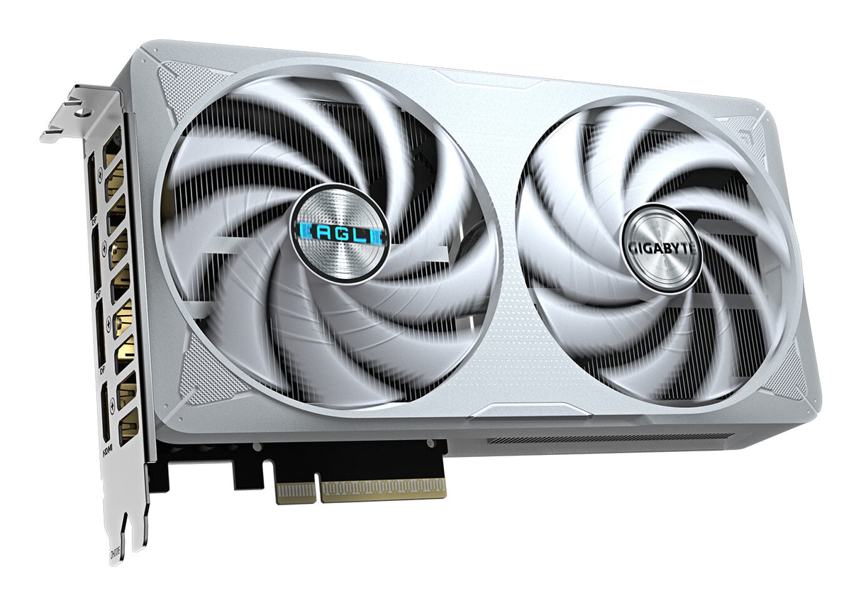 GIGABYTE GeForce RTX 5060 Ti EAGLE OC ICE 8G Graphics Card - 8GB GDDR7, 128bit, PCI-E 5.0, 2617MHz Core Clock, 3 x DisplayPort, 1 x HDMI, GV-N506TEAGLEOC ICE-8GD