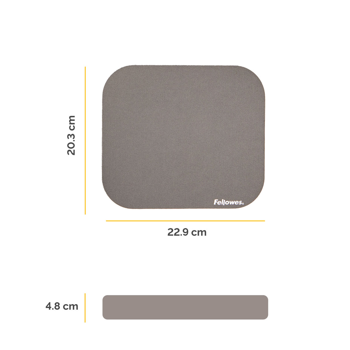 Fellowes 58023 mouse pad Grey