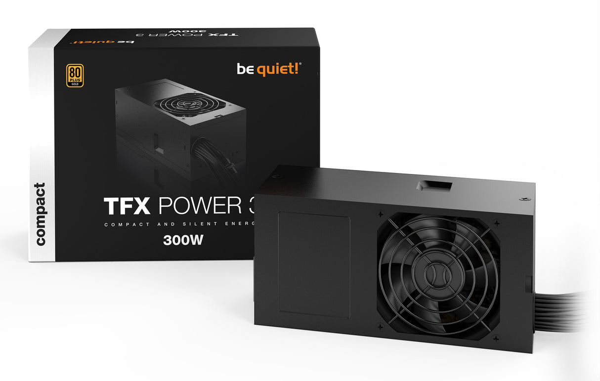 be quiet! TFX Power 3 300W Gold power supply unit 20+4 pin ATX Black