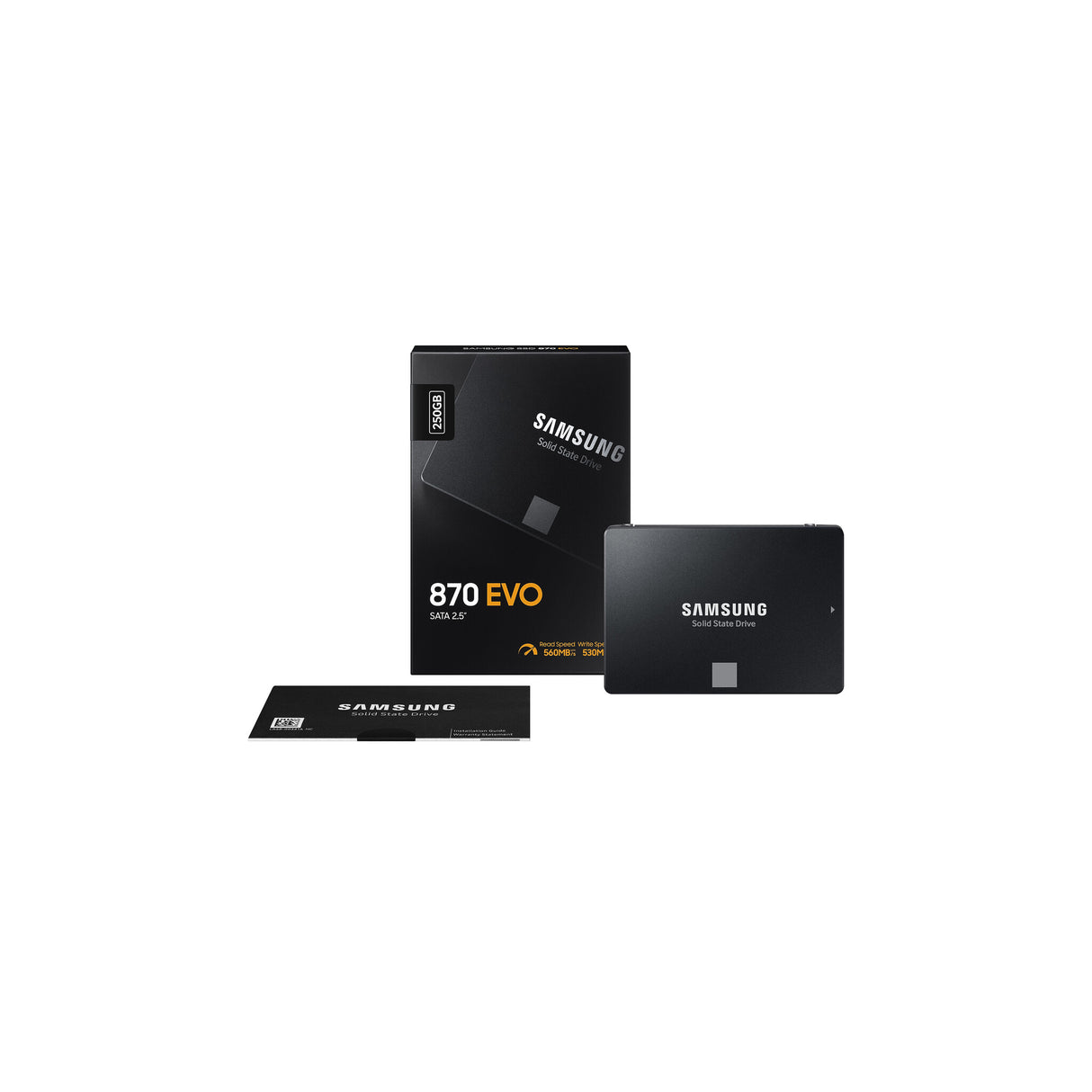 Samsung 870 EVO Disque SSD SATA III 250 Go 2,5"