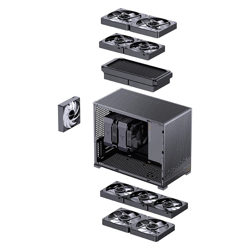 Jonsbo D32 PRO Midi Tower Black