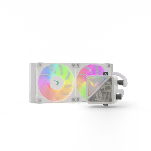 Valkyrie V240 Lite Processor All-in-one liquid cooler 24 cm White