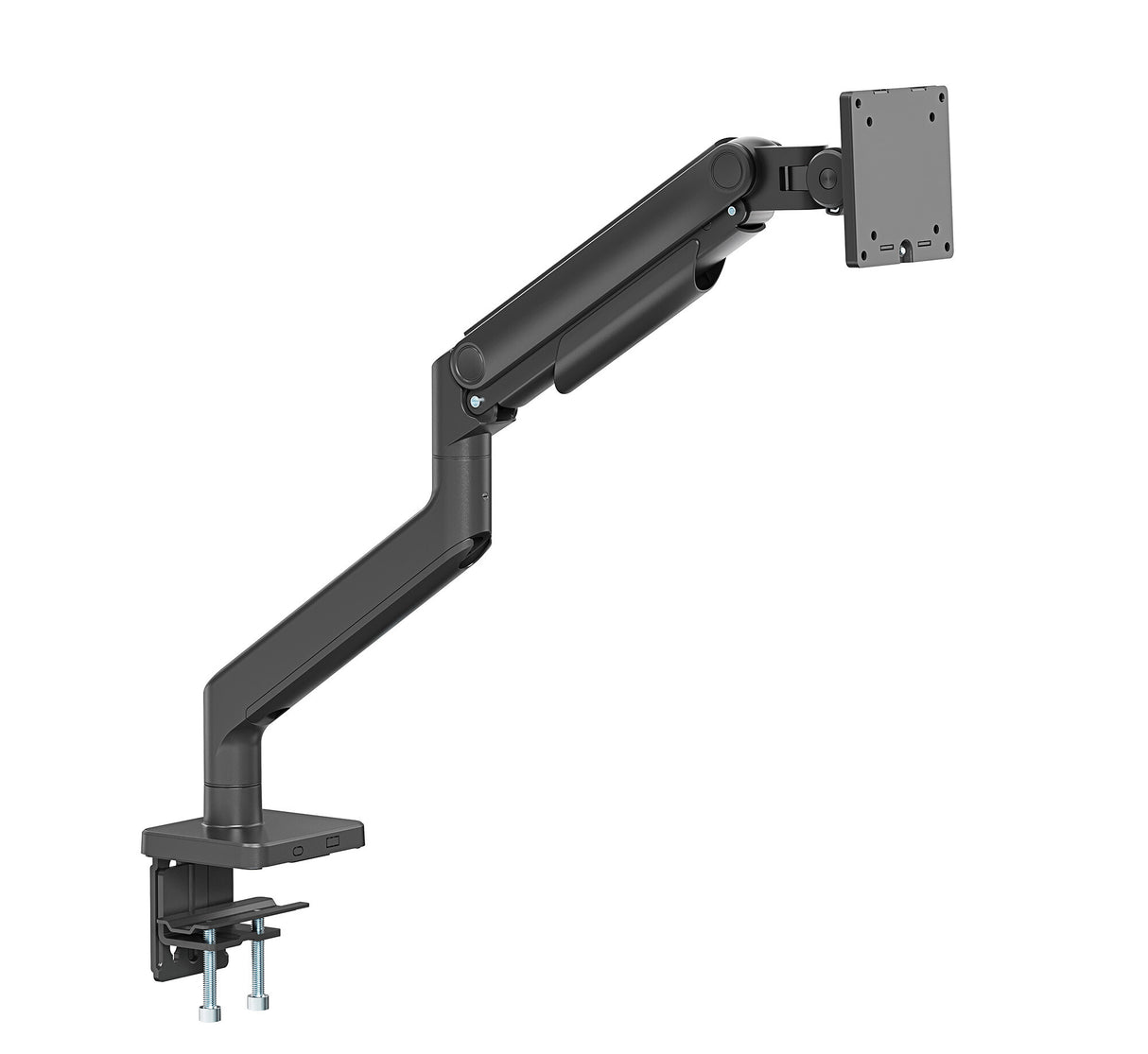 Manhattan Desk Mount for TV & Monitors (Full Motion Spring),For screens 13" to 42",C-Clamp or Grommet Assembly,VESA compatability:all between 75x75mm and 200x200mm -check the dimensions of the four mounting holes on back of screen to ensure it fits,Max 20