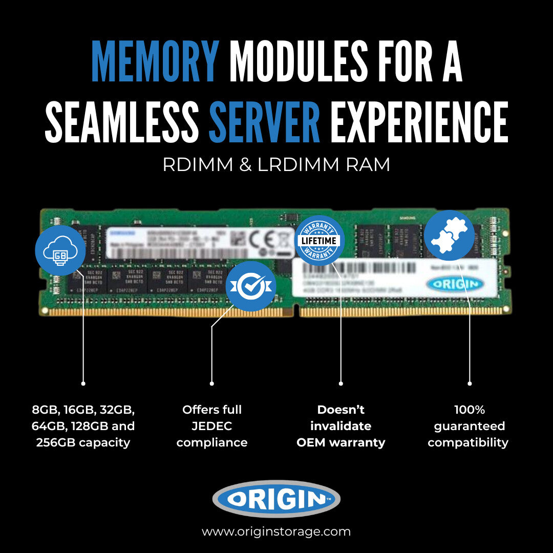 Origin Storage 32GB DDR4 2400MHz RDIMM 2Rx4 ECC 1.2V