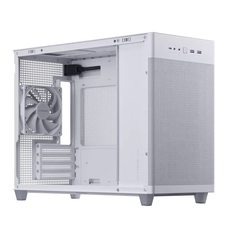 ASUS PRIME AP201 CASE TG WHITE Mini Tower