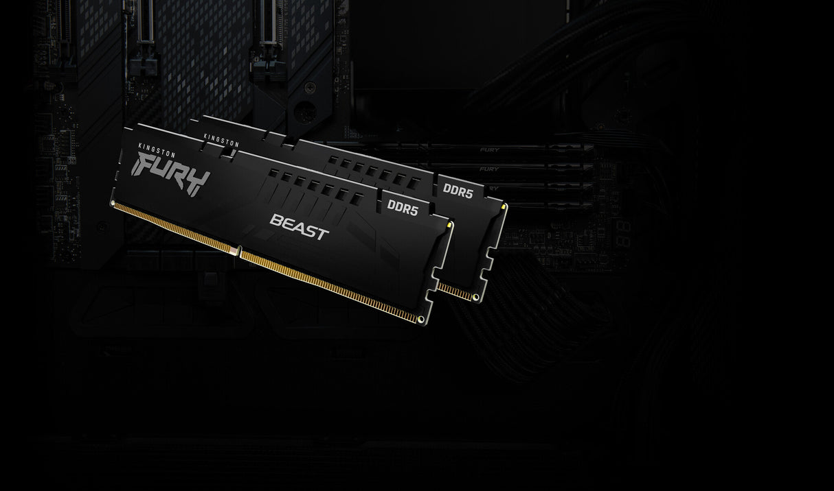 Kingston Technology FURY Beast 32GB 6000MT/s DDR5 CL36 DIMM (Kit of 2) Black EXPO