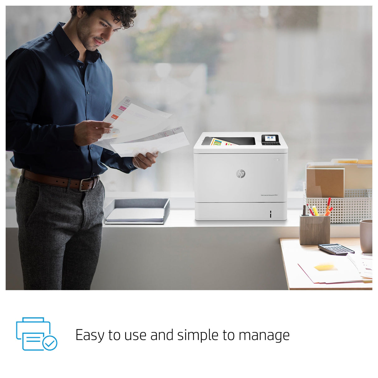 HP Color LaserJet Enterprise M554dn Printer