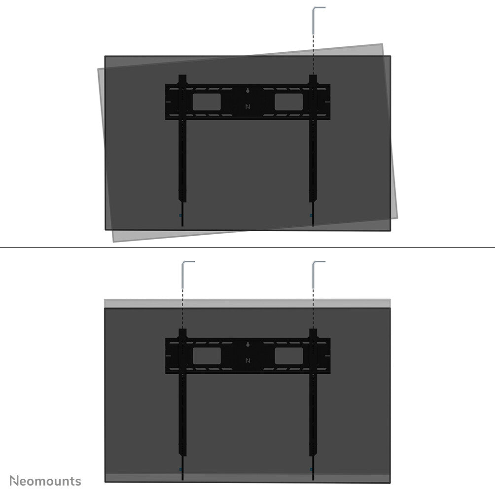 Neomounts WL30-750BL18 Heavy duty wall mount 55-98" - fixed - lockable - fast installation - TÜV