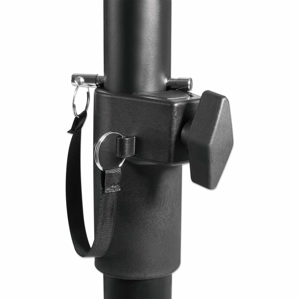 Manhattan Tripod Floor Mount for TV/Monitor/Projector/Laptop, For screens: 13" to 32", VESA compatibility: 75x75 and 100x100mm - check the dimensions of the four mounting holes on back of screen to ensure it fits, Max 15kg, Height Adjustable, Black, Brack