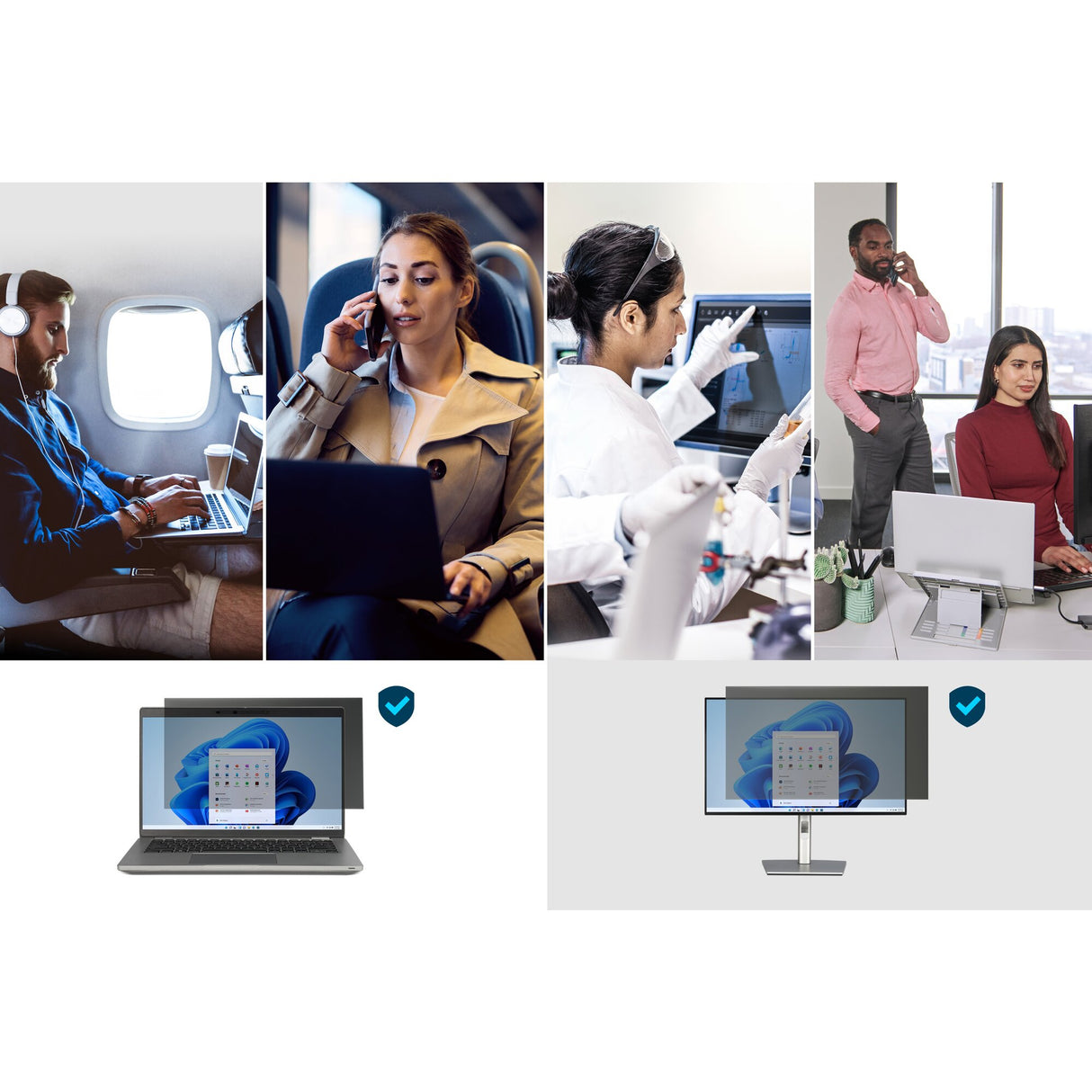 Kensington 2-way Removable Privacy Screen Filter for 27" Monitors 16:9