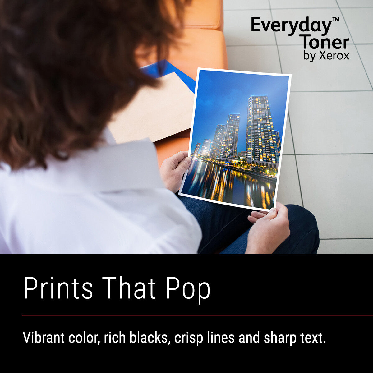 Everyday™ Cyan Toner by Xerox compatible with HP 201X (CF401X), High capacity
