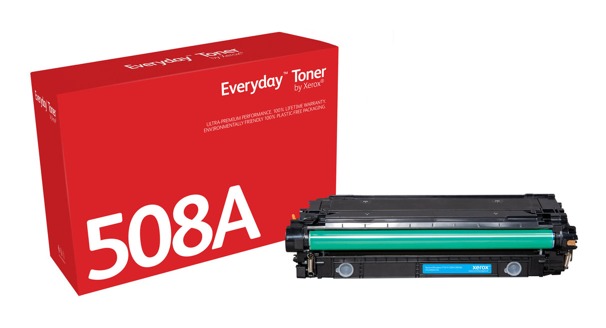 Everyday™ Cyan Toner by Xerox compatible with HP 508A (CF361A), Standard capacity