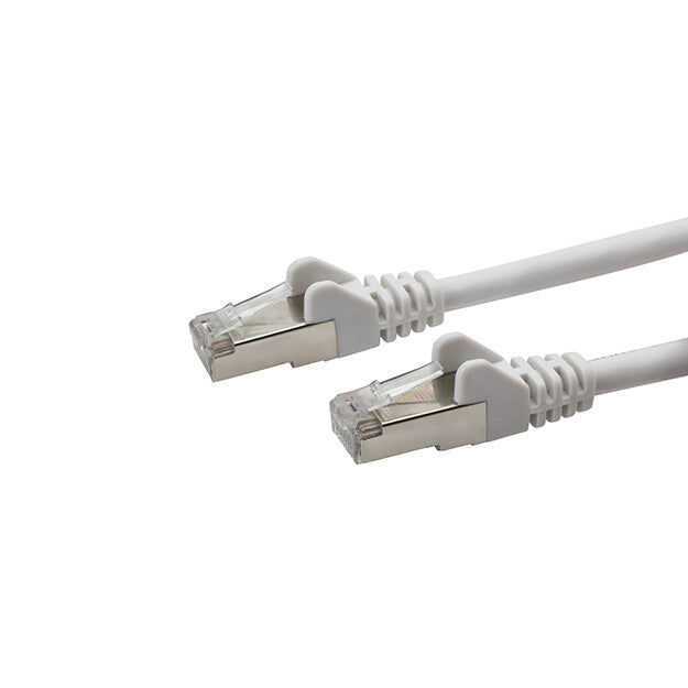 connektgear 1.5m RJ45 CAT6a SSTP Stranded Flush Moulded LS0H Network Cable - 26AWG - White