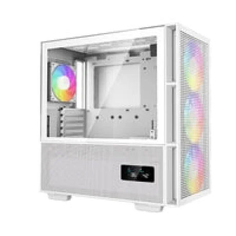 DeepCool CH560 Digital White Mid Tower Gaming Case Tempered