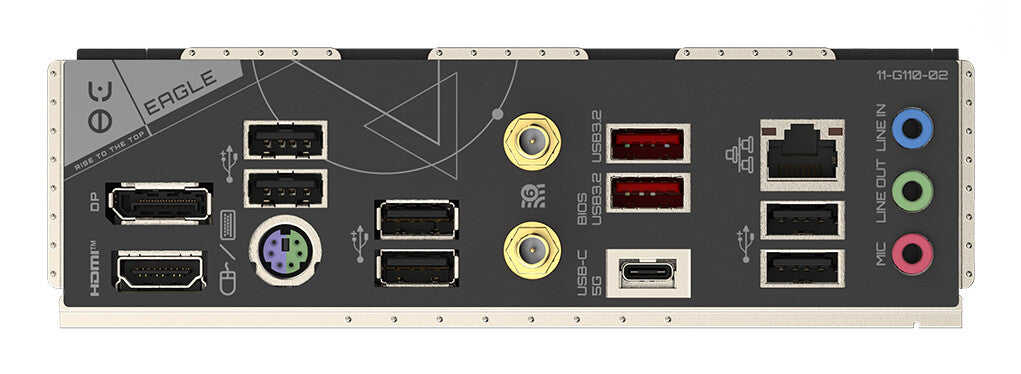 GIGABYTE B650 EAGLE AX Motherboard - AMD Ryzen 9000 Series CPUs, 12+2+2 Phases VRM, up to 7600MHz DDR5 (OC), 1xPCIe 5.0 + 2xPCIe 4.0 M.2, GbE LAN, WIFI 6E, USB 3.2 Gen 2