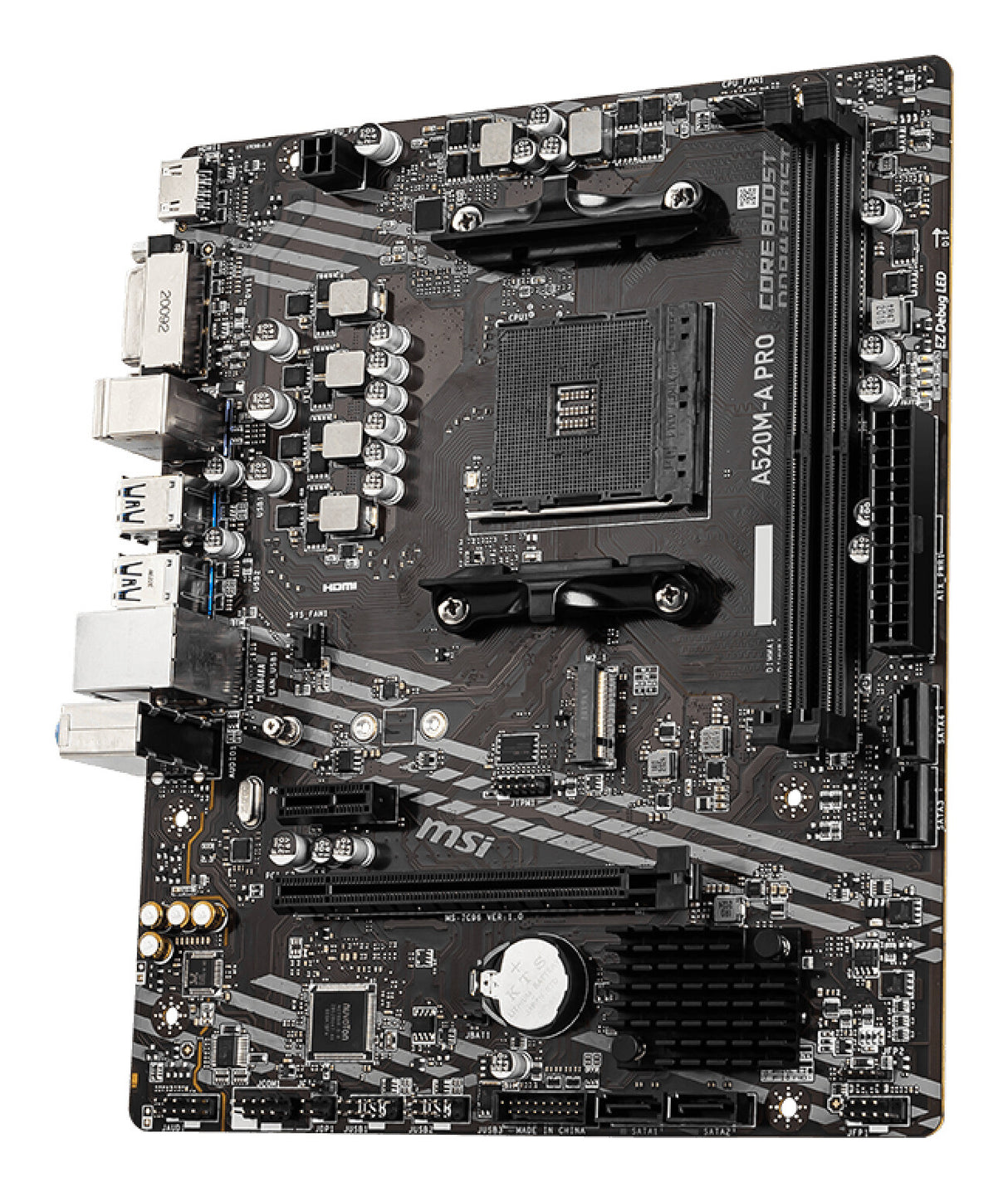 MSI A520M-A PRO motherboard AMD A520 Socket AM4 micro ATX