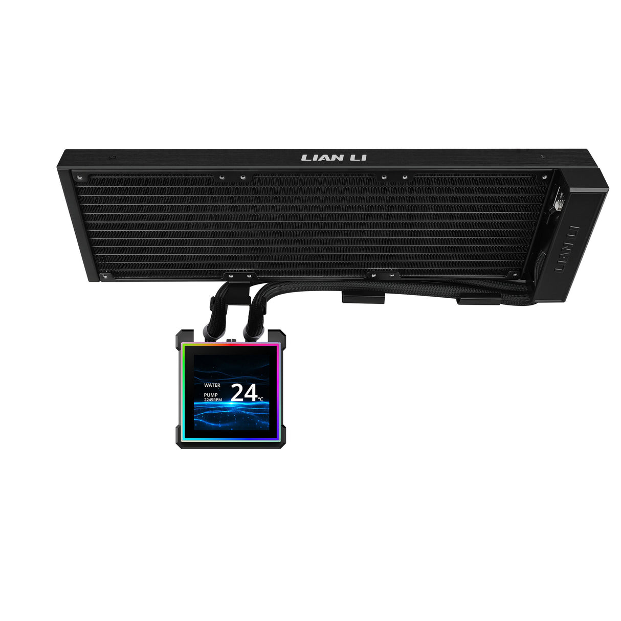 Lian Li HydroShift II LCD-S 360 Fanless Processor Liquid cooling kit Black 1 pc(s)