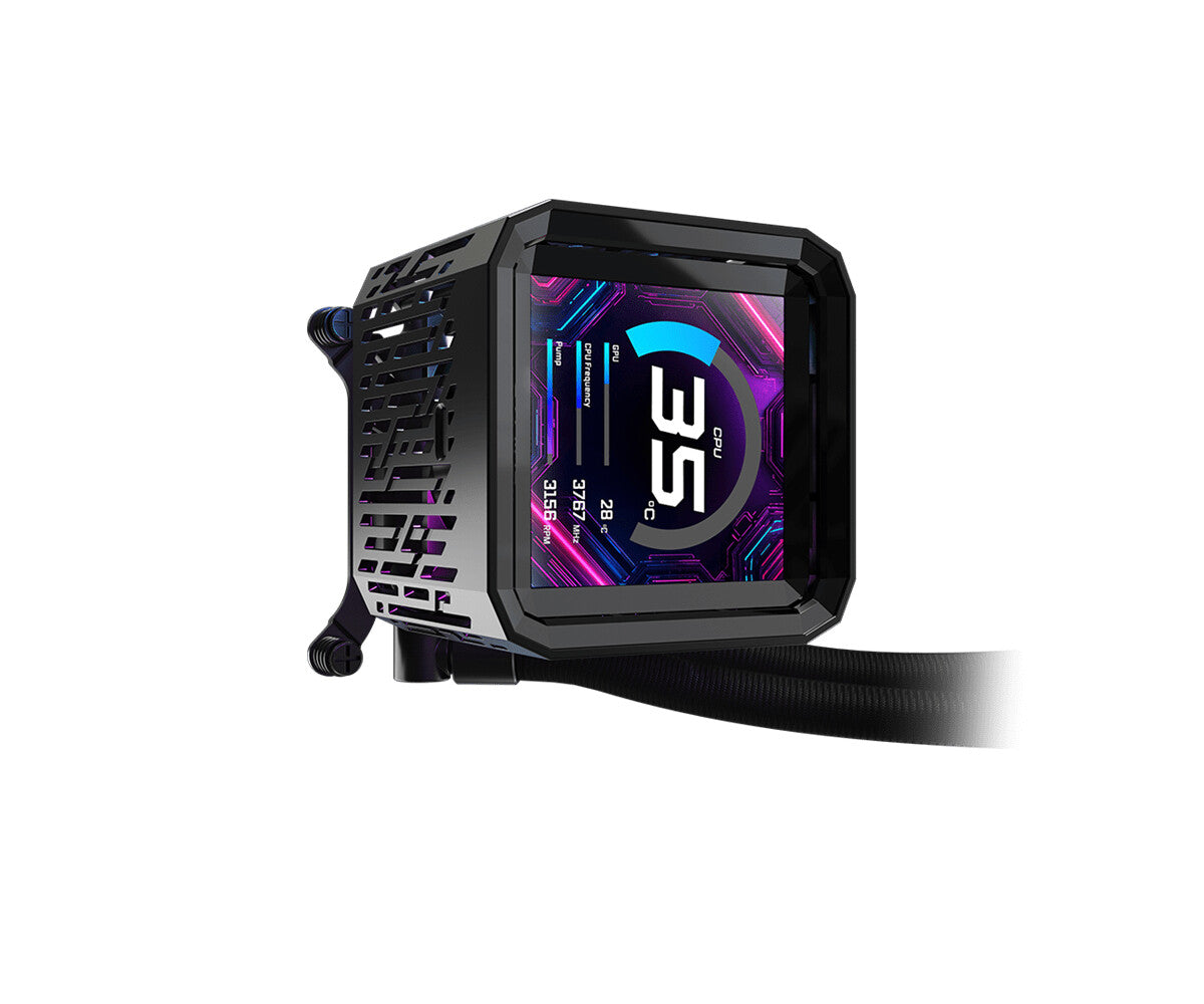 Asrock Phantom Gaming 360 LCD Processor All-in-one liquid cooler 12 cm Black