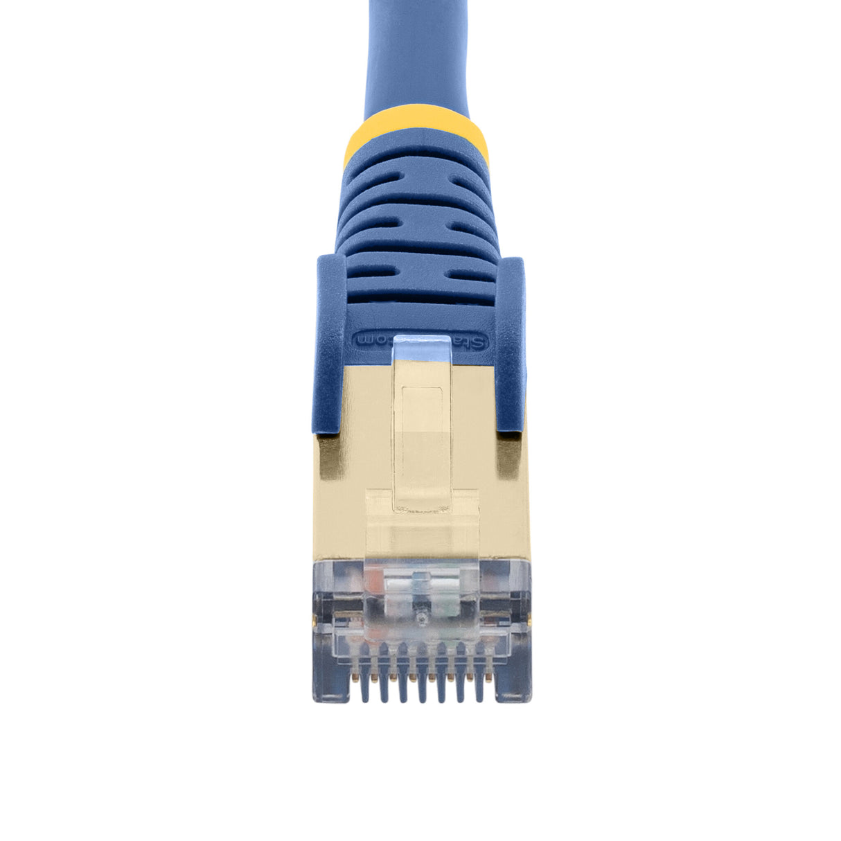 StarTech.com 2m CAT6a Ethernet Cable - 10 Gigabit Shielded Snagless RJ45 100W PoE Patch Cord - 10GbE STP Network Cable w/Strain Relief - Blue Fluke Tested/Wiring is UL Certified/TIA