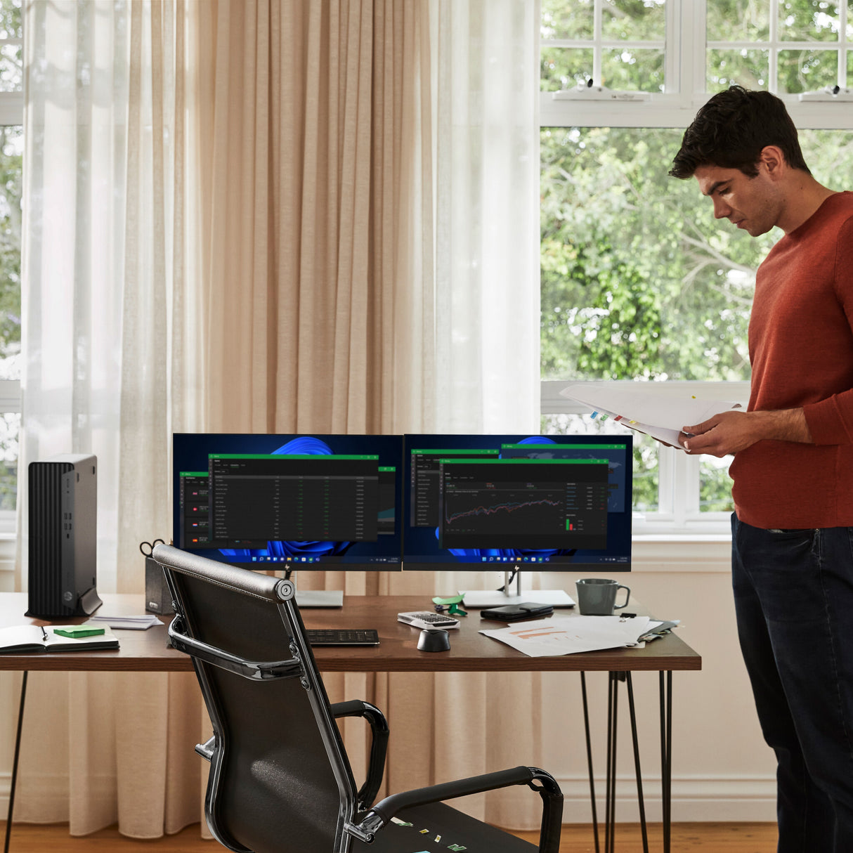 HP Elite 800 G9 Intel® Core™ i5 i5-13500 16 GB DDR5-SDRAM SSD Windows 11 Pro SFF PC Black