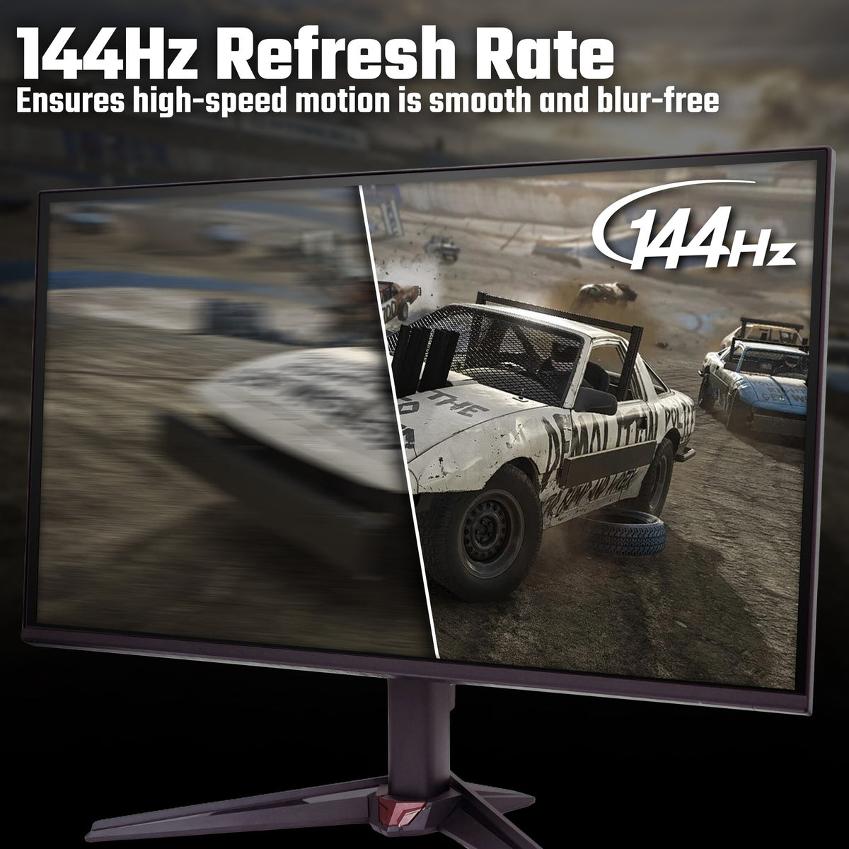 Acer NITRO VG0 Nitro VG270U P6 Gaming Monitor - 27" Quad HD (2560x1440), IPS, 144Hz, 1ms, FreeSync, HDR10, Black