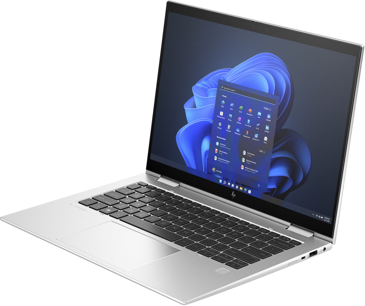 HP Elite x360 1040 G10 Intel® Core™ i7 i7-1355U Hybrid (2-in-1) 35.6 cm (14") Touchscreen WUXGA 16 GB LPDDR5-SDRAM 512 GB SSD Wi-Fi 6E (802.11ax) Windows 11 Pro Silver