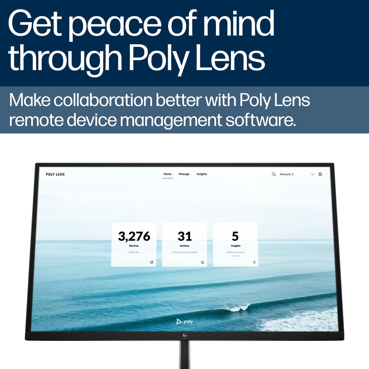 HP Poly Studio V72 USB Video Bar