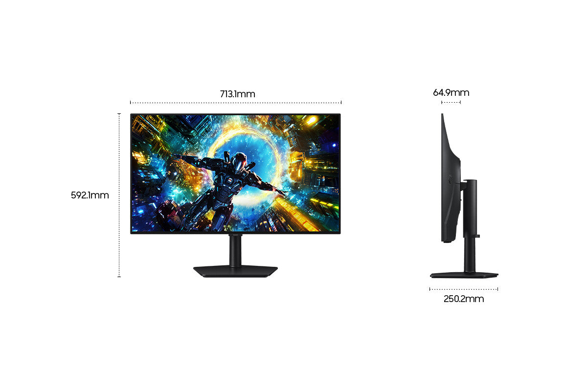 Samsung 32" Odyssey OLED G7 G73SH UHD Dual Mode 330Hz Gaming Monitor